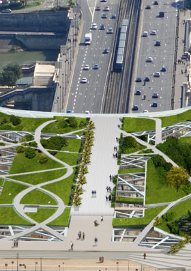 Les jardins de La Défense